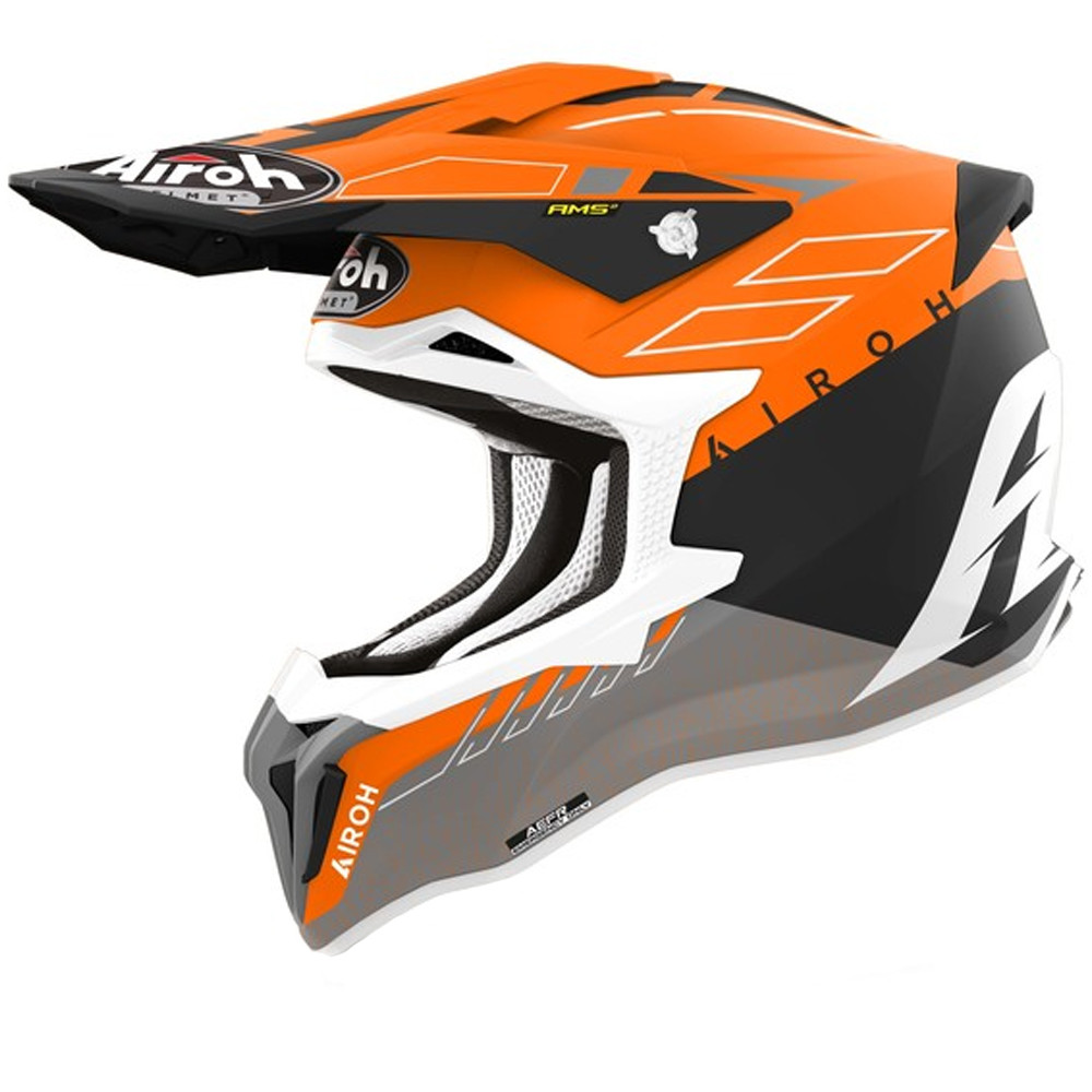 Airoh Strycker Skin Orange Matt Offroad Helmet XS