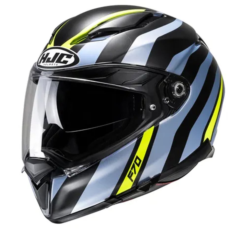Hjc F70 Galla Grey Yellow Mc3Hsf Full Face Helmets XL