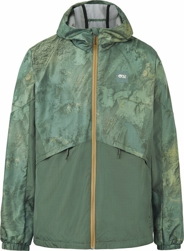 Picture Laman Printed Jacket Geology Green L
