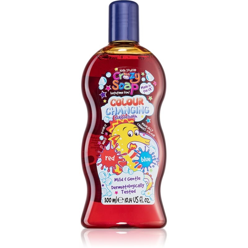 Kids Stuff Colour Changing Red to Blue Bath Foam Red to Blue 300 ml
