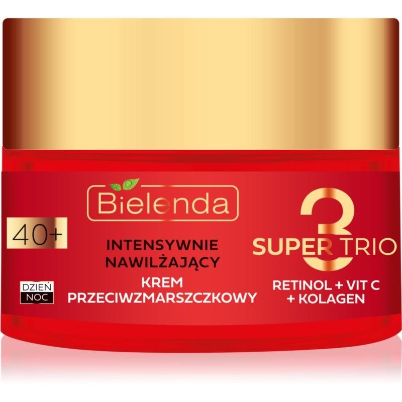 Bielenda Super Trio Intensive Hydrating Cream with Anti-Wrinkle Effect 40+ 50 ml