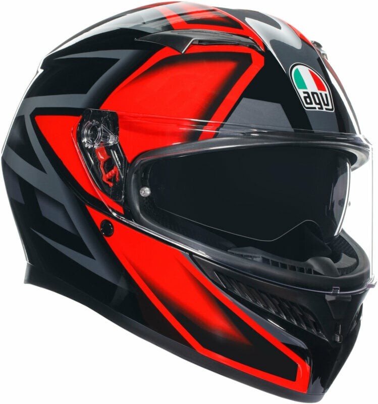 AGV K3 Compound Black/Red L Helmet