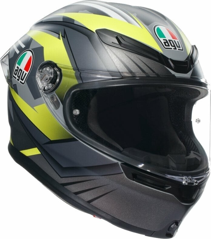 AGV K6 S Matt Camo/Yellow Fluo L Helmet