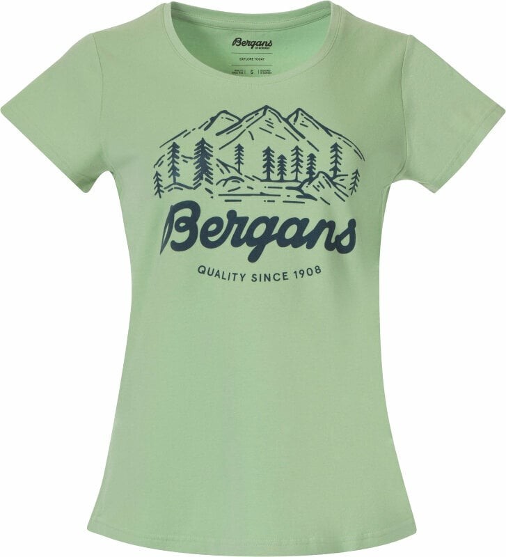 Bergans Classic V2 W Tee Light Jade Green M
