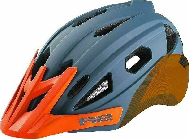R2 Wheelie Helmet Petrol Blue/Neon Orange S 2023