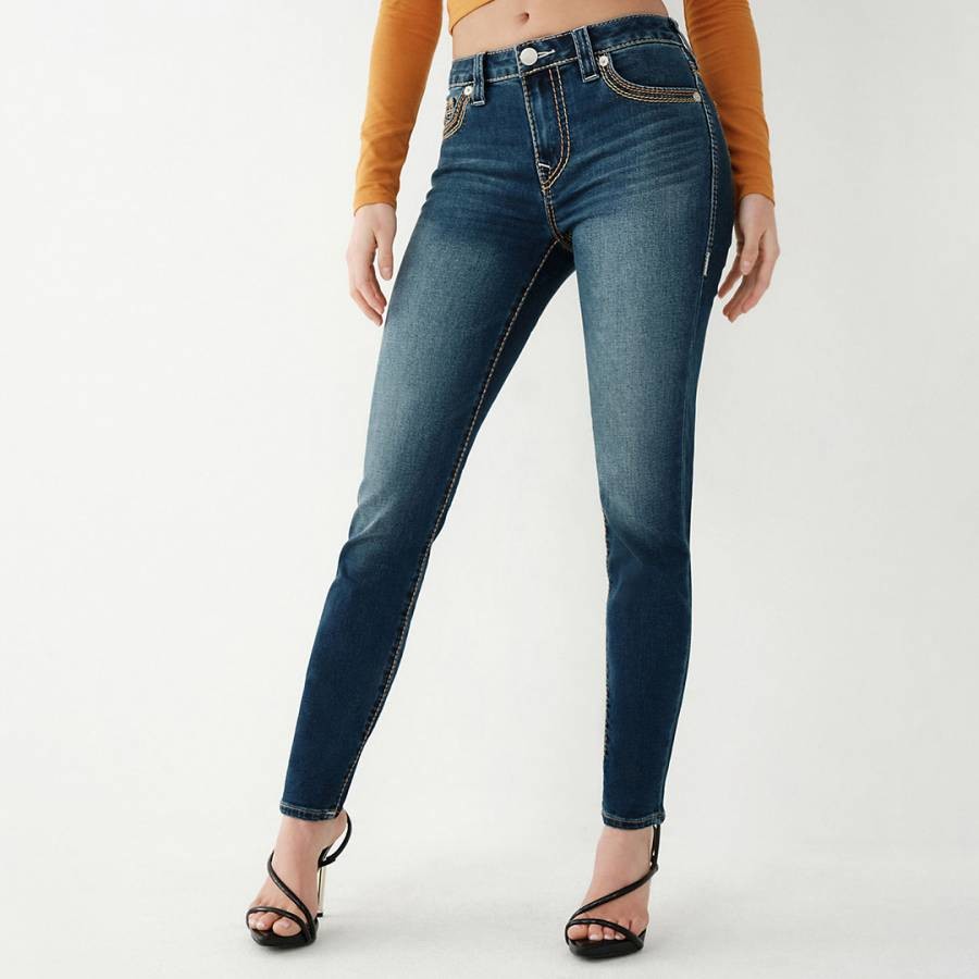 Dark Blue Jennie Skinny Stretch Jeans