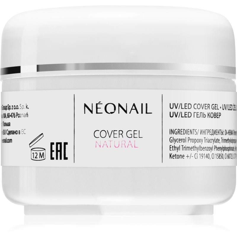 NeoNail Cover Gel Natural Gel for Gel and Acrylic Nails 15 ml