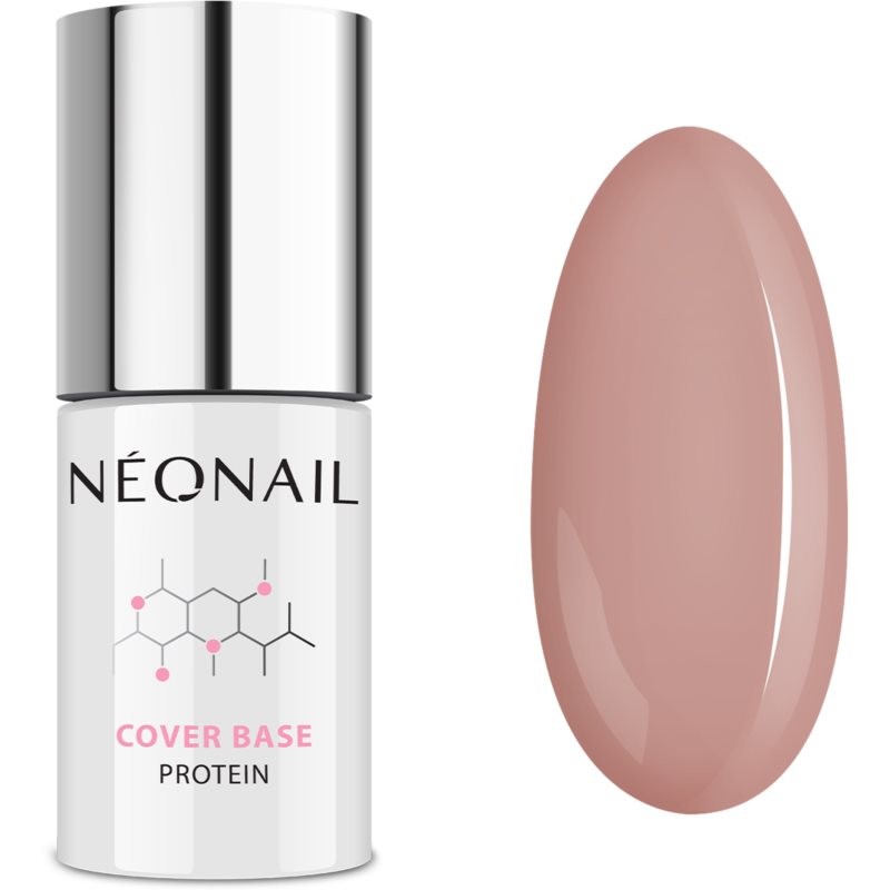 NeoNail Cover Base Protein Base And Top Coat For Gel Nails Shade Cream Beige 7,2 ml