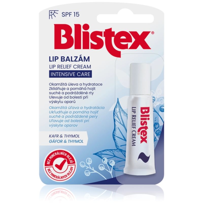 Blistex Lip Relief Cream Intensive Lip Balm SPF 15 6 ml