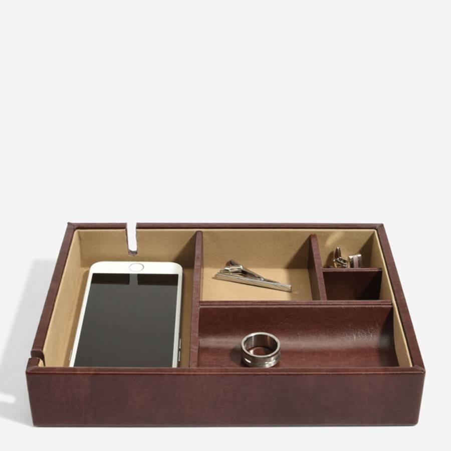 Brown Dulwich Designs Leather Valet