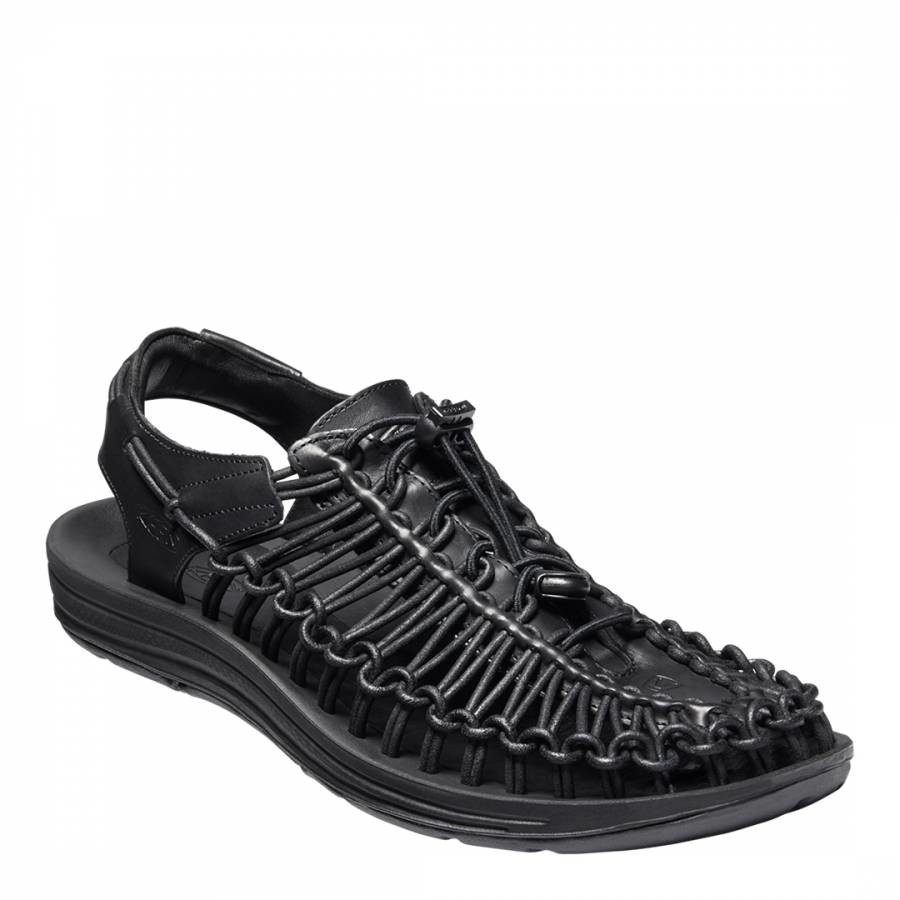 Black Uneek Premium Leather Sandals
