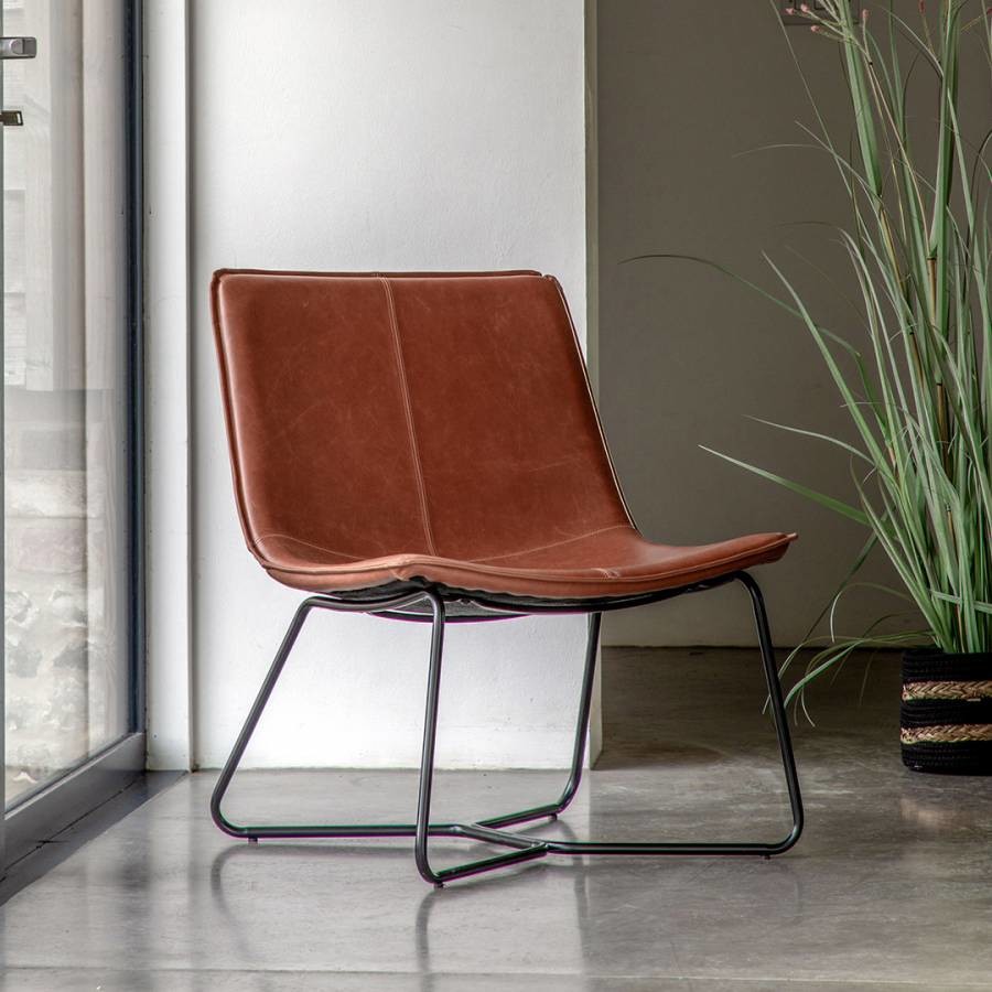 Alexandra Lounge Chair Brown