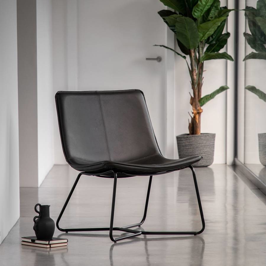 Alexandra Lounge Chair Charcoal