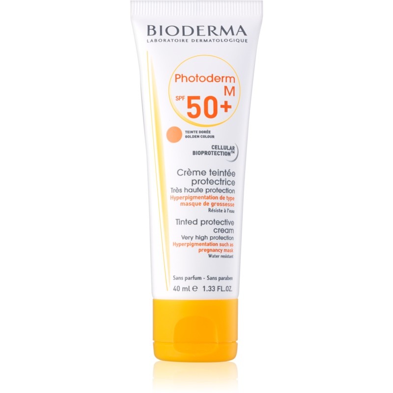 Bioderma Photoderm M protective tinted cream for face SPF 50+ shade Golden 40 ml