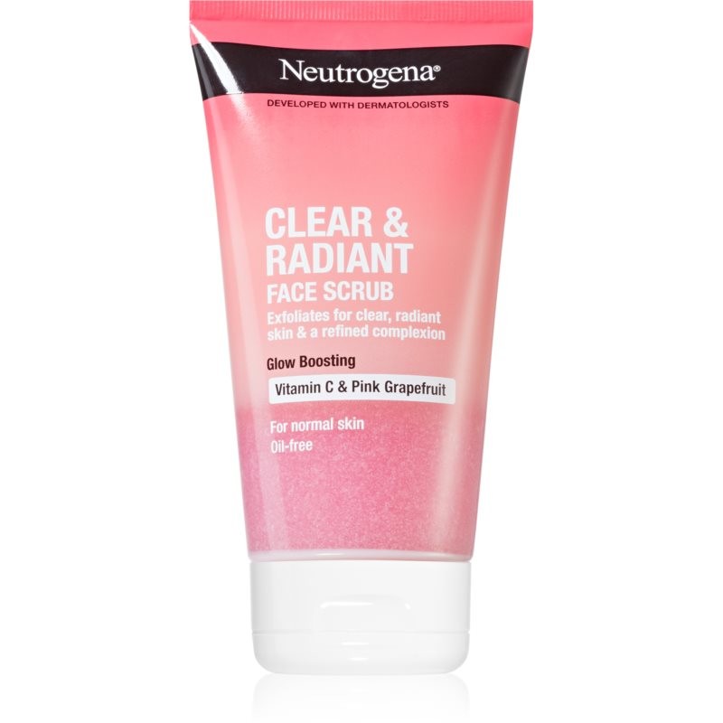 Neutrogena Clear & Radiant invigorating face scrub 150 ml