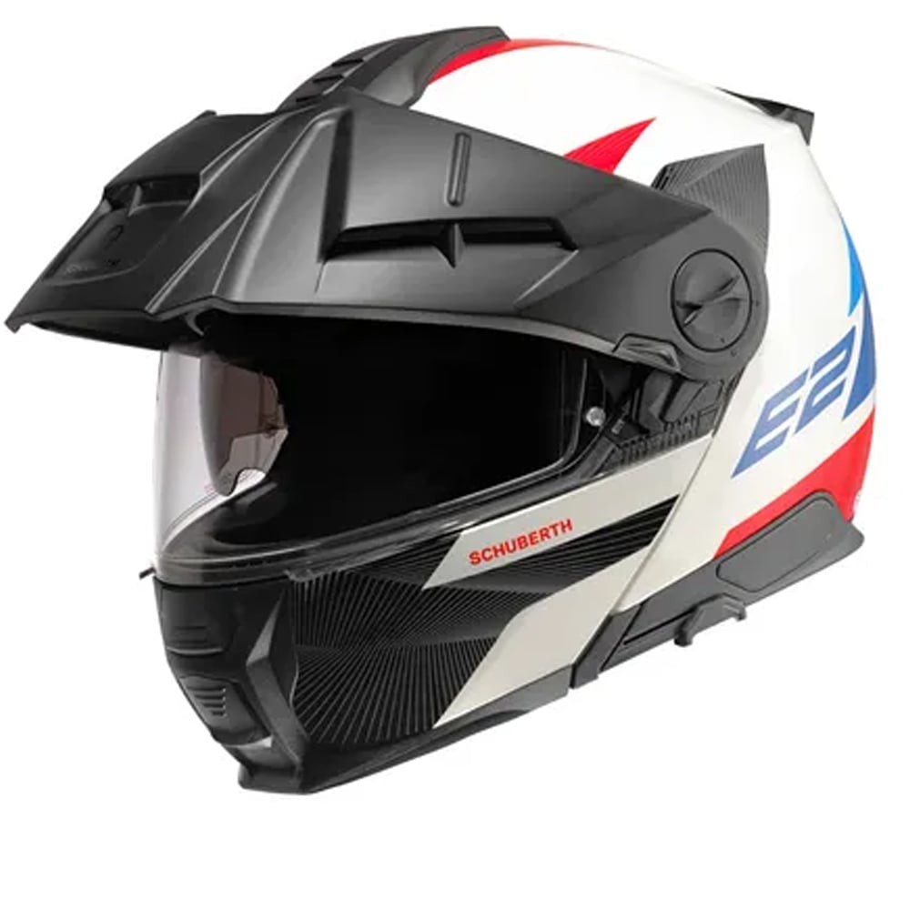 Schuberth E2 Defender White Blue Modular Helmet S