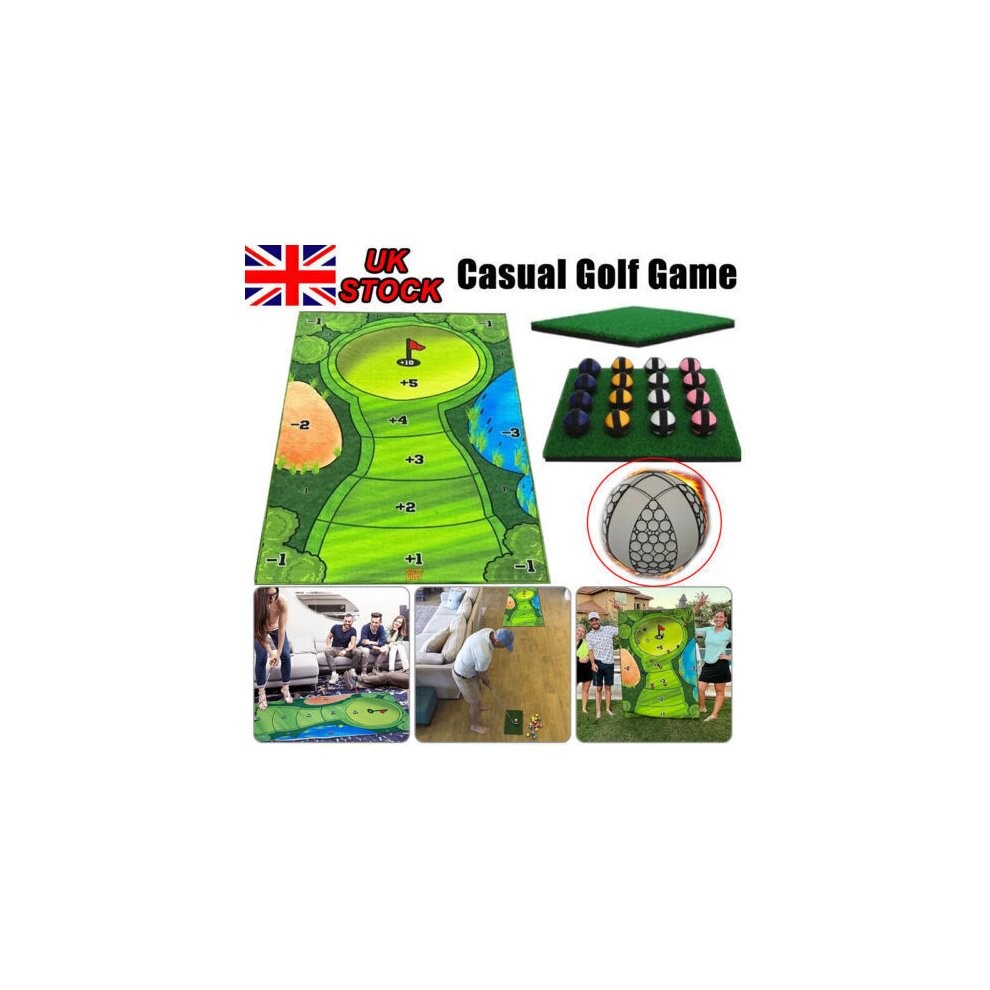 The Indoor Casual Golf Game Set,Golf Putting,Royale Golf Game,Golf Hitting Mats~