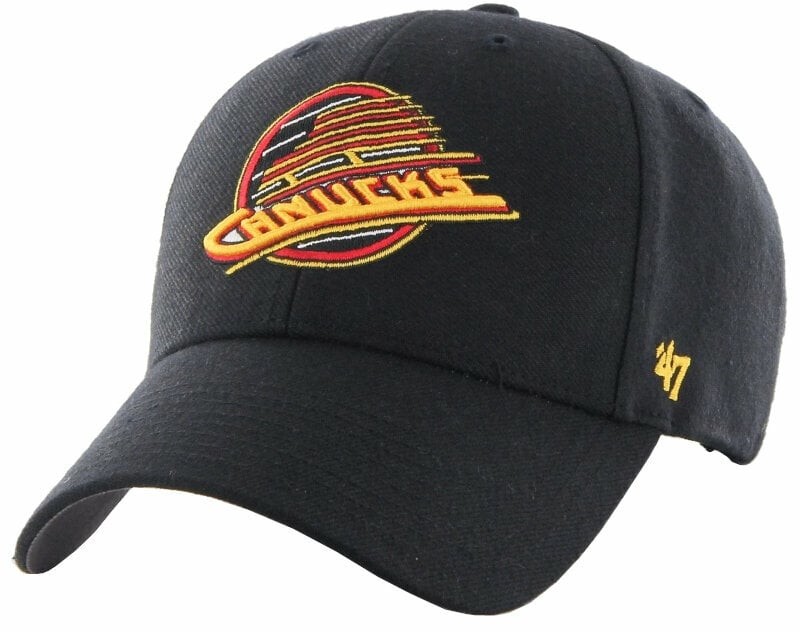 Vancouver Canucks Hockey Cap NHL '47 MVP Vintage Logo Black