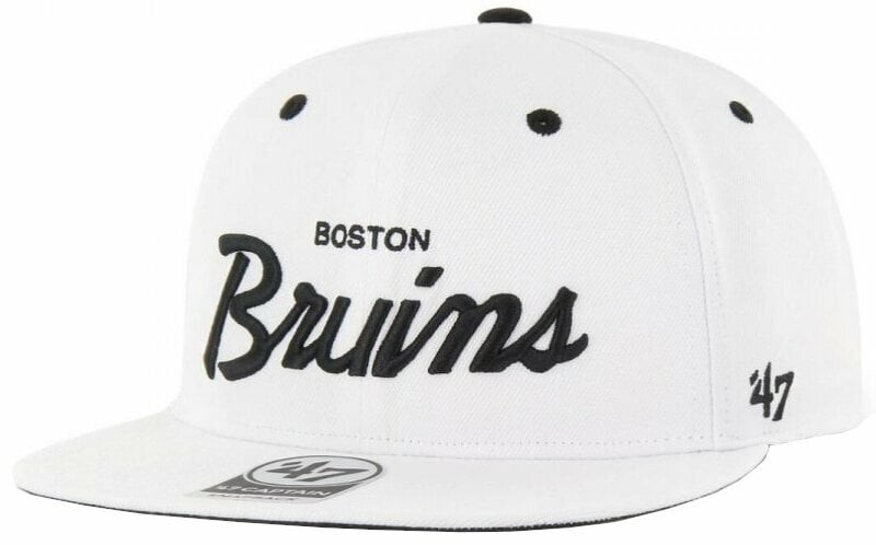 Boston Bruins Hockey Cap NHL '47 Captain Crosstown Pop White