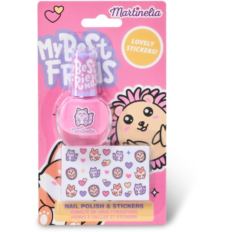 Martinelia My Best Friends Nail Polish & Stickers set (for kids)