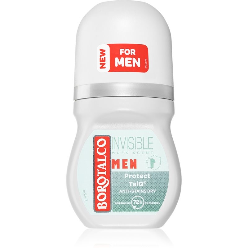 Borotalco MEN Invisible roll - on deodorant 72h fragrances Musk 50 ml