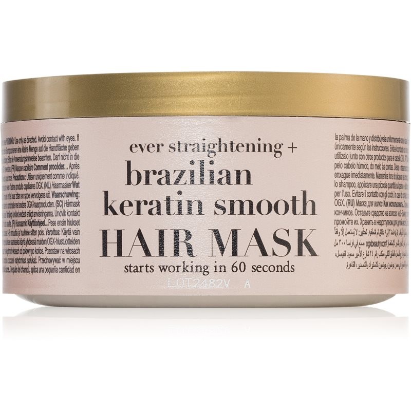 OGX Brazilian Keratin Smooth smoothing mask with keratin 300 ml