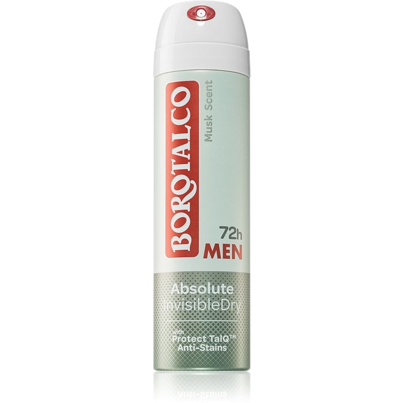 Borotalco MEN Invisible deodorant spray 72h fragrances Musk 150 ml