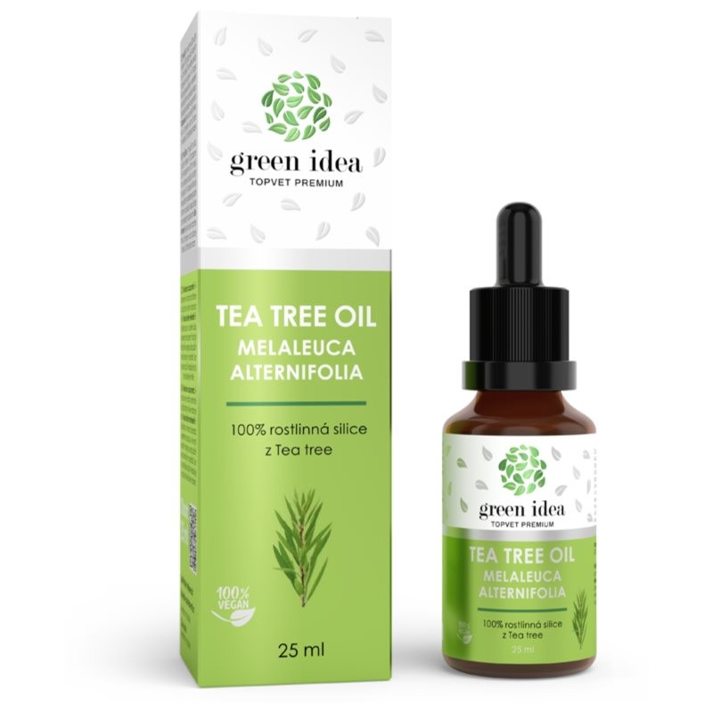 Green Idea Topvet Premium Tea Tree oil 100% essential oil for minor wounds 25 ml