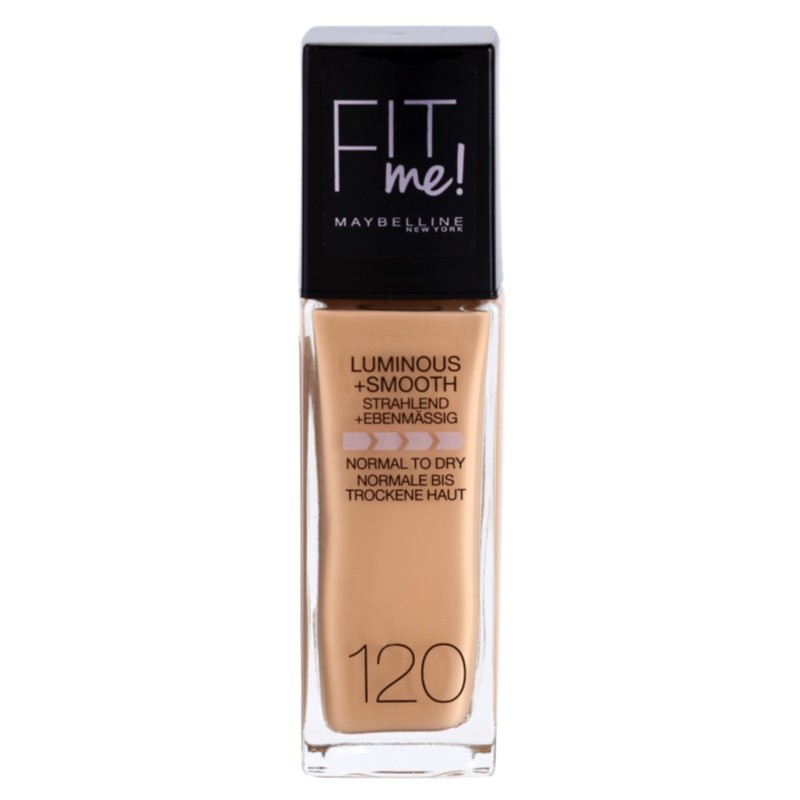 Maybelline Fit Me! liquid foundation with brightening and smoothing effect shade 120 Classic Ivory 30 ml