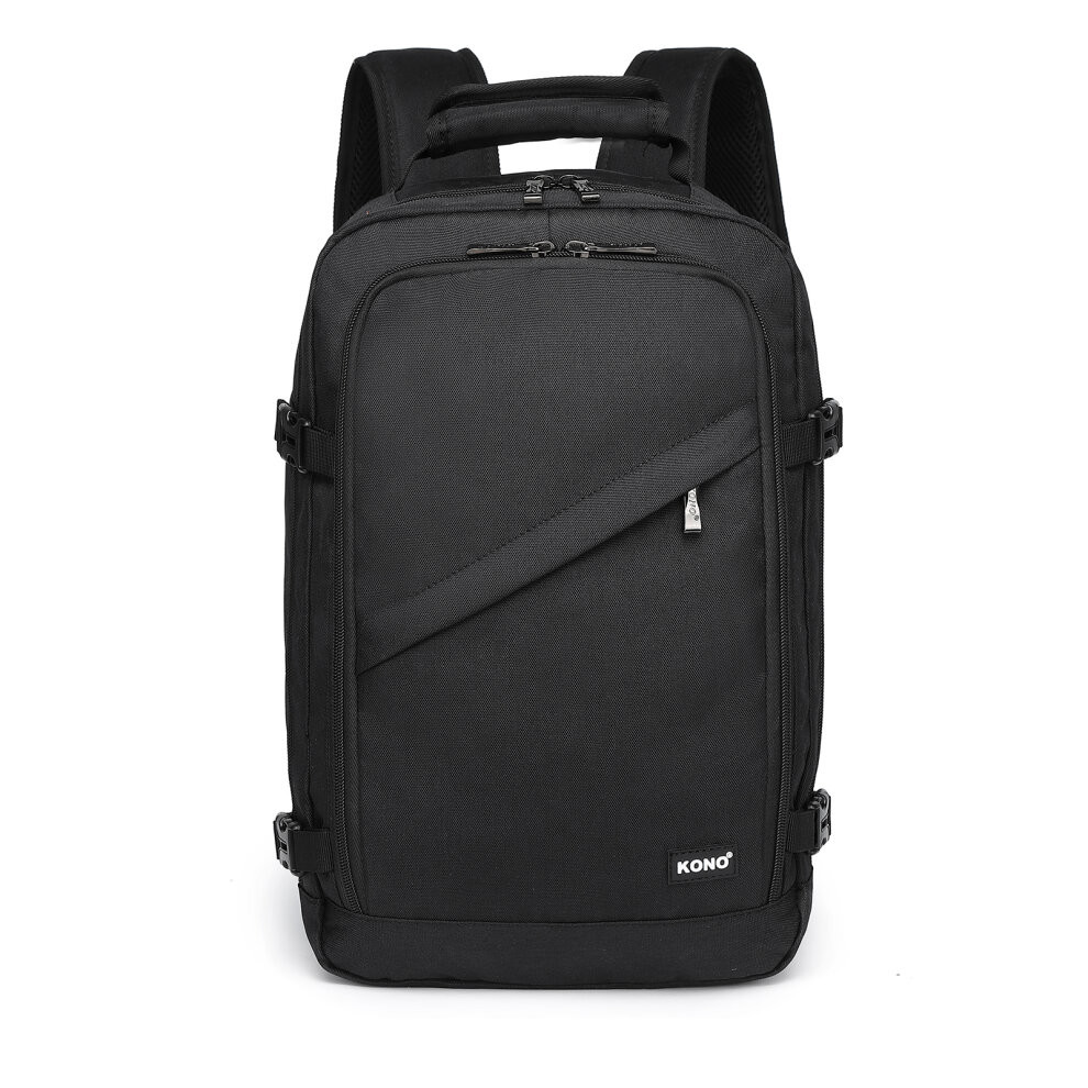 (black) Kono EM2231 Lightweight Cabin Bag  Backpack