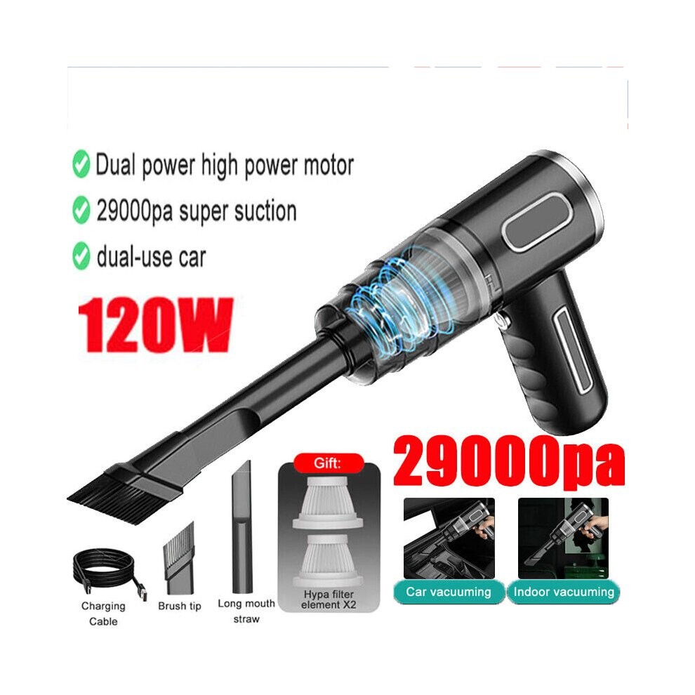 29000pa Wet&Dry Vacuum Cleaner Car Cordless Handheld Rechargeable Home