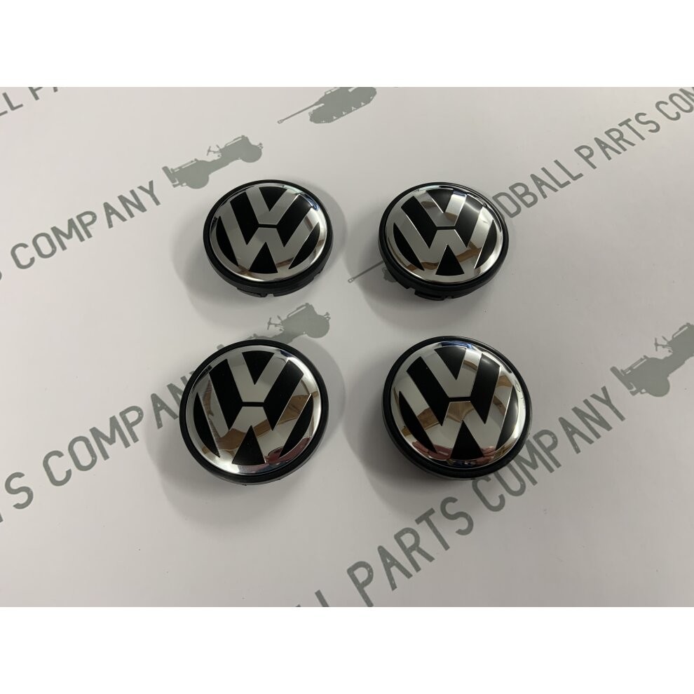 Volkswagen VW 55mm Alloy Wheel Centre Cap Set of 4 Replacement Part