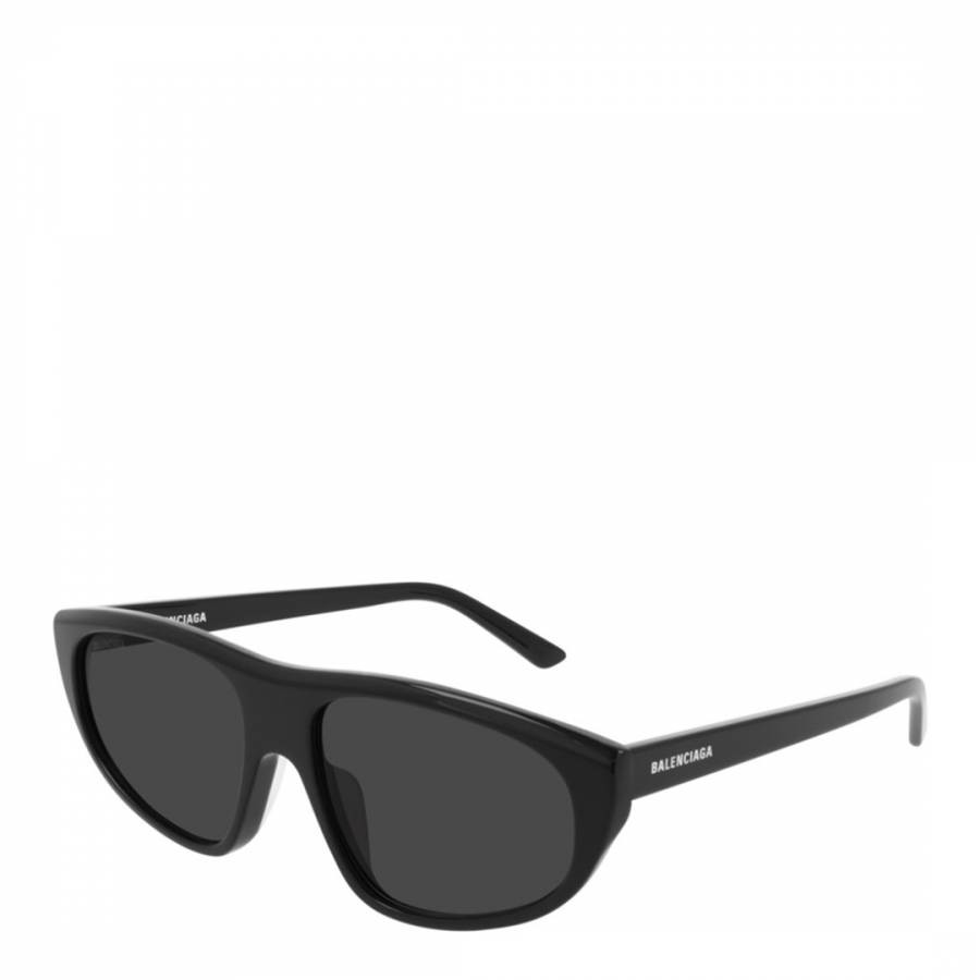 Men's Shiny Black Balenciaga Sunglasses 60mm