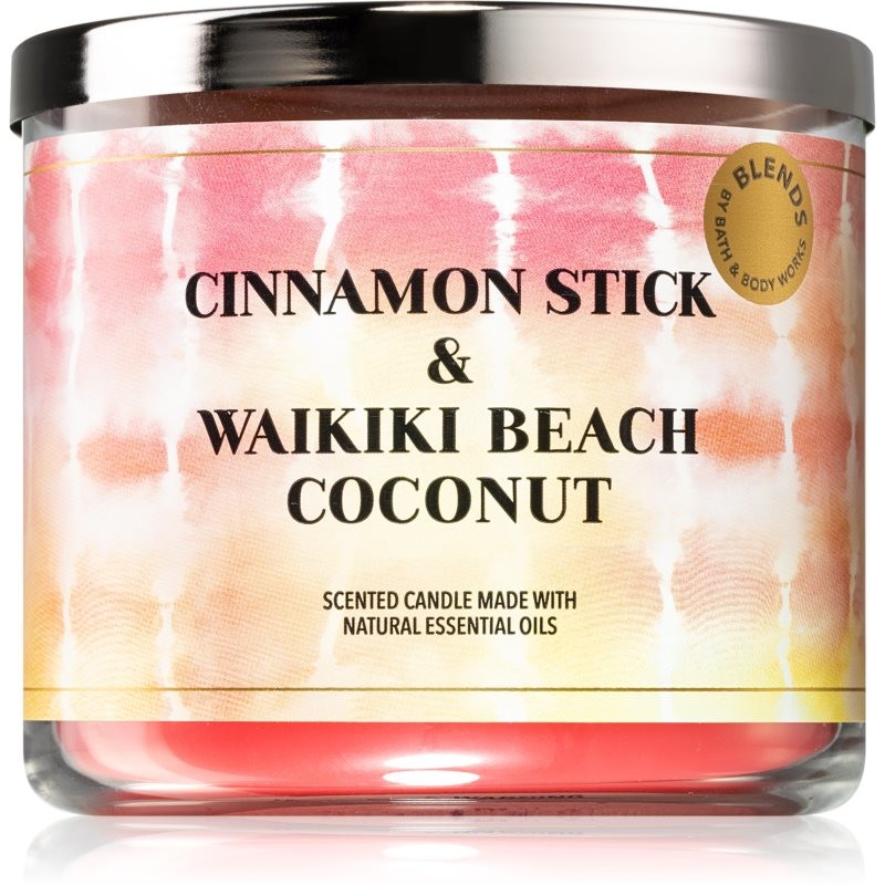 Bath & Body Works Cinnamon Stick & Waikiki Coconut Beach scented candle 411 g