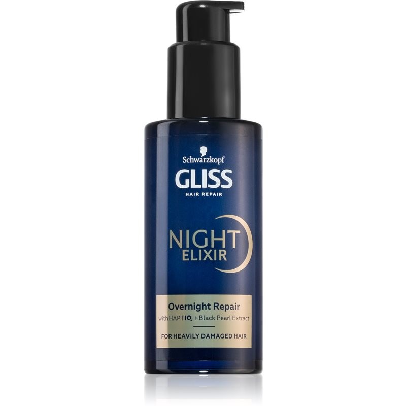 Schwarzkopf Gliss Night Elixir leave-in elixir for damaged hair 100 ml