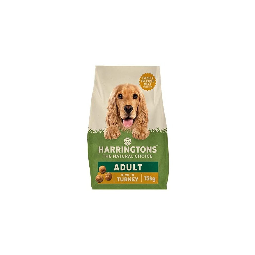 Harringtons Complete Dry Dog Food Turkey & Rice 15kg - Made with All Natural Ingredients