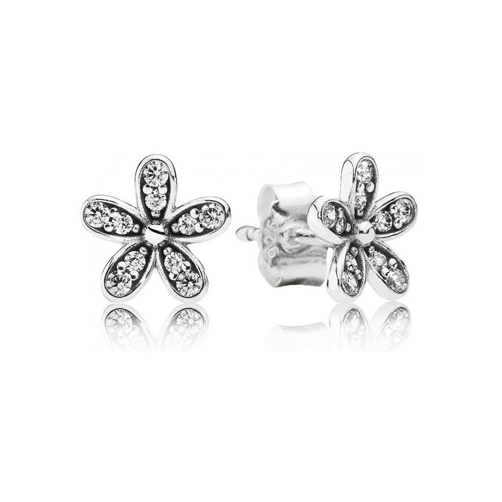 Pandora Sparkling Daisy Flower Stud Earrings