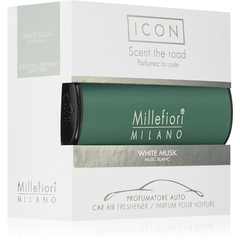 Millefiori Icon White Musk car air freshener 1 pc
