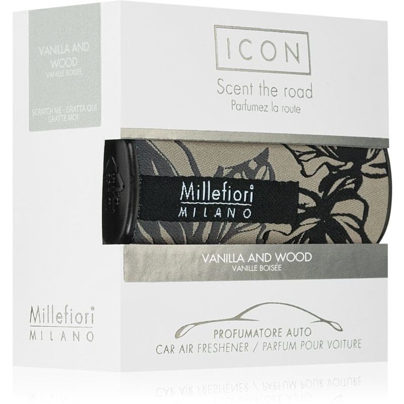 Millefiori Icon Vanilla & Wood car air freshener II. 1 pc