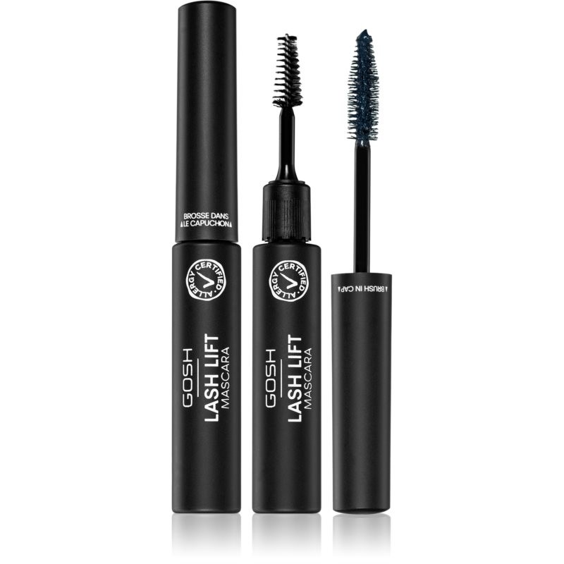 Gosh Lash Lift curling and separating mascara with 2 in 1 brush shade 001 Extreme Black 6 ml