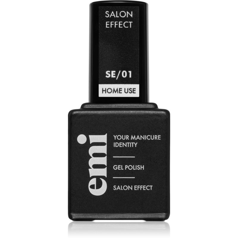 emi E.Milac Salon Effect gel nail polish for uv/led hardening #01 9 ml