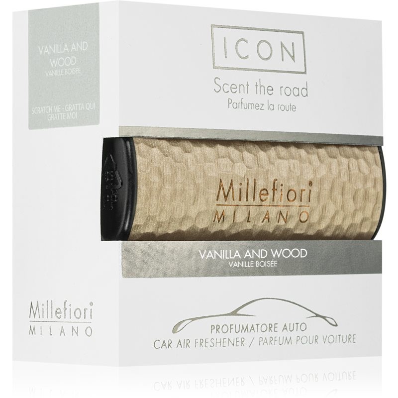 Millefiori Icon Vanilla & Wood car air freshener IV. 1 pc