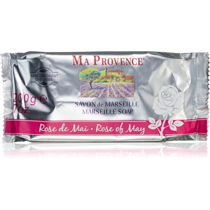 Ma Provence Rose Of May Cleansing Bar With The Scent Of Roses 200 g