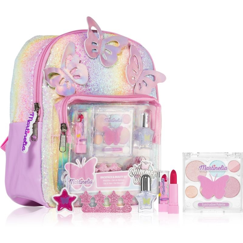 Martinelia Shimmer Wings Bagpack & Beauty Set gift set (for kids)