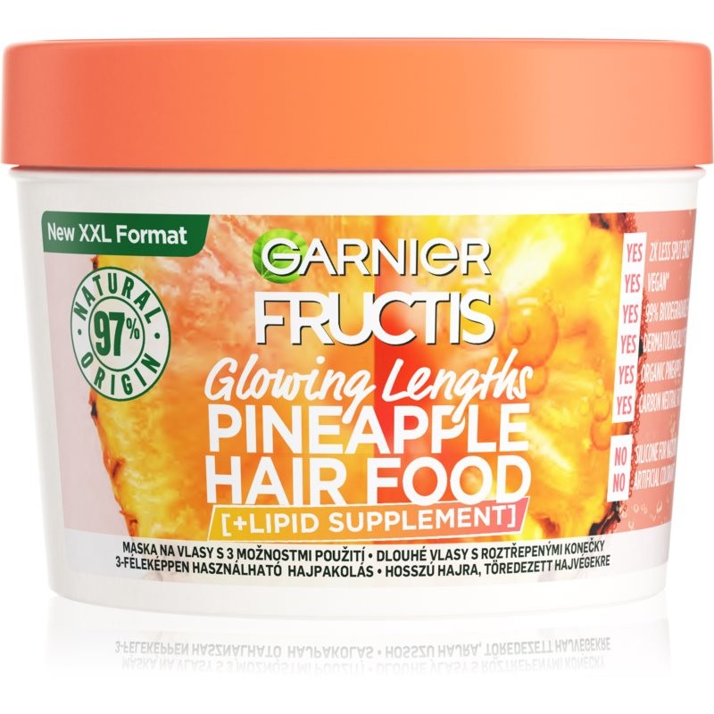 Garnier Fructis Pineapple Hair Food hair mask for split hair ends 400 ml