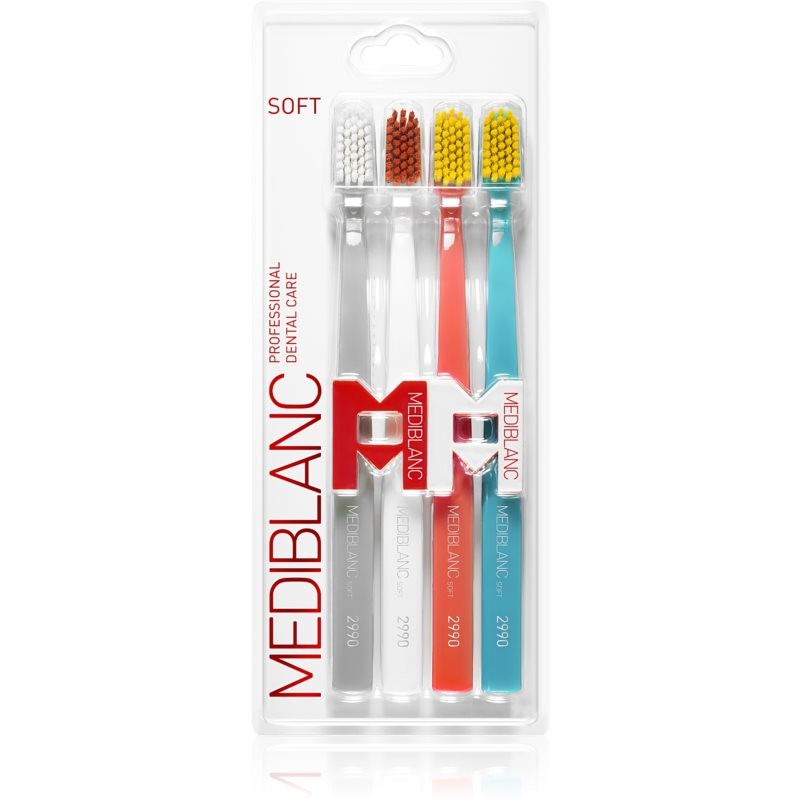 MEDIBLANC 2990 Soft toothbrushes soft 4 pc