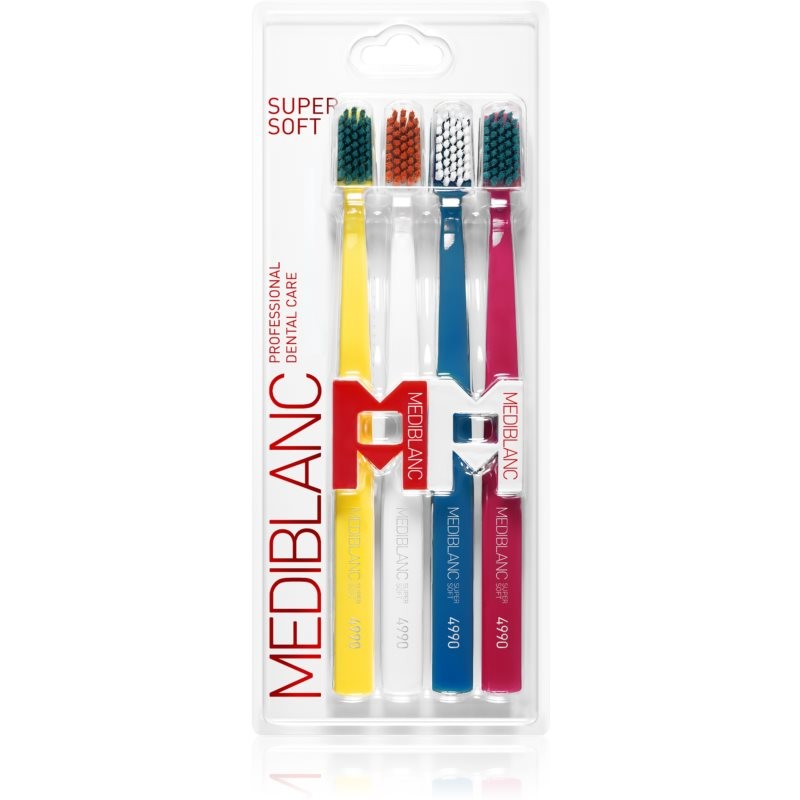 MEDIBLANC 4990 Super Soft toothbrushes 4 pc