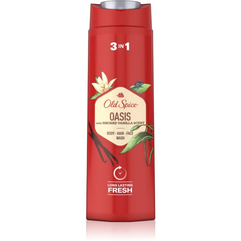 Old Spice Oasis body wash for men 3 in 1 400 ml