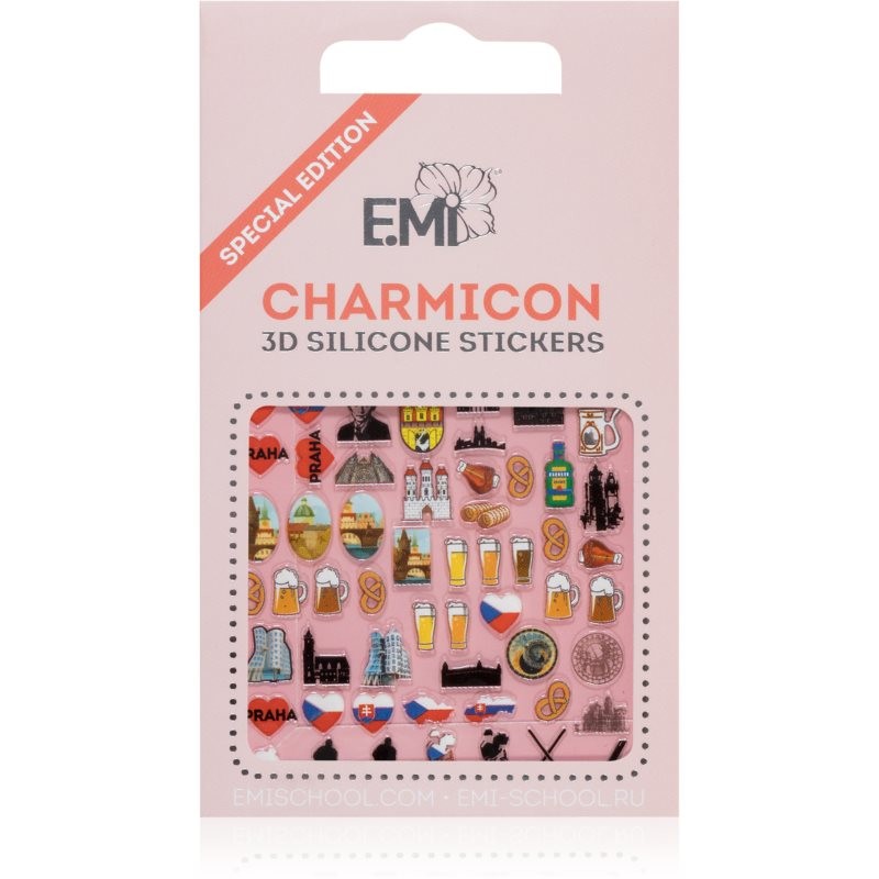 emi Charmicon Czech 2 nail stickers 3D 1 pc