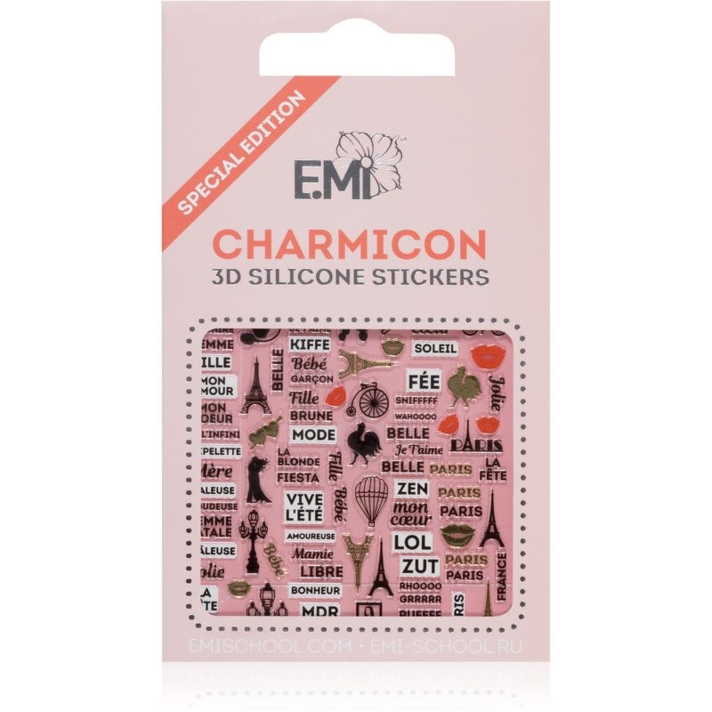 emi Charmicon France nail stickers 3D 1 pc